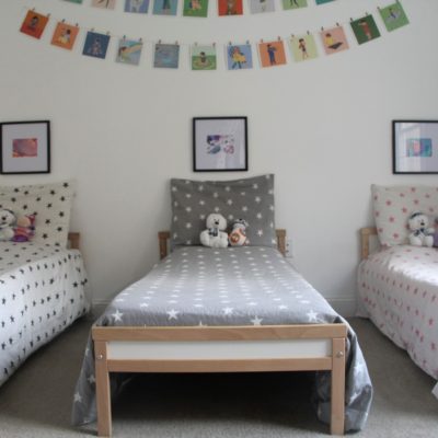 How I Created a Minimalist Shared Kids Bedroom