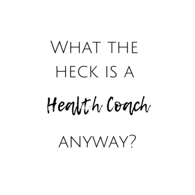 What is a health coach?